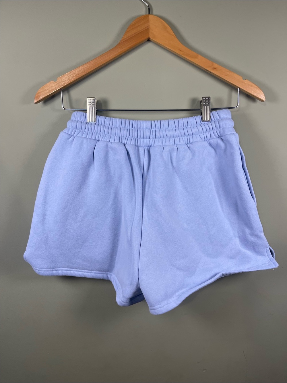 Comfort Collection Pastel Blue Athletic Lounge Shorts - Picture 5 of 6